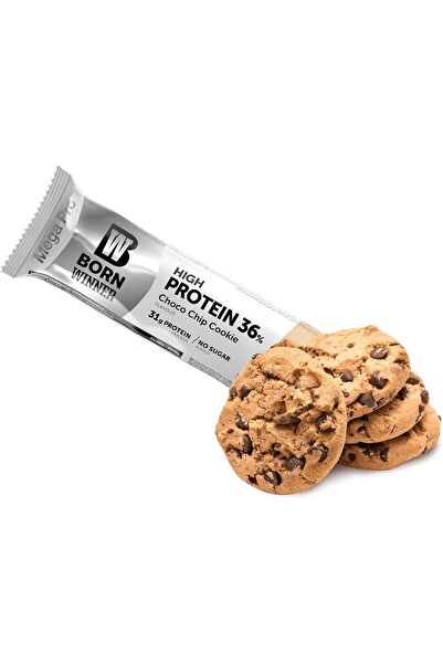 Born Winner Born Winner Protein Bar Mega Pro - Chocolate Chip Cookie 85gx12