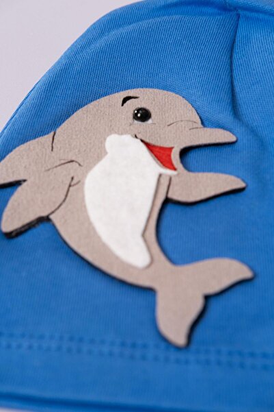 agugu Dolphin Patterned Children's Beanie
