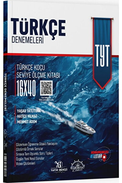 Yayın Denizi Yayınları Edebiyat Denizi TYT Türkçe 16 x 40 Branş Denemeleri 2026