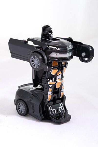 agugu سيارة رمادية سوداء تتحول إلى روبوت لعبة