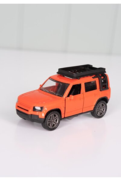 agugu سيارة لاند روفر معدنية للعب بالسحب والدفع باللون الأحمر