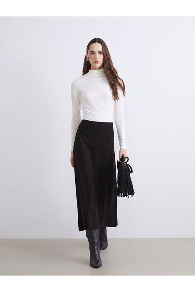 LC Waikiki Stylish Choices from Esvab Clothing | A-Line Knit Skirt with Elastic Waistband