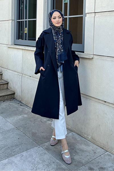 Ovn. Καμπαρντίνα με επένδυση Vienna - Μπλε ναυτικό