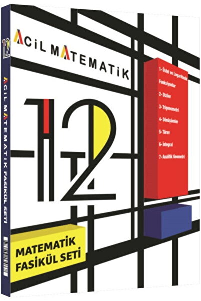 Acil Yayınları 12. Sınıf Matematik 6 Fasikül Set 2026