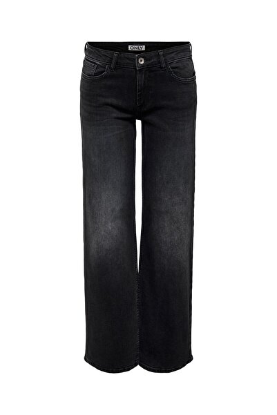 ONLY Jeans mit weitem Bein ONLJULLES Niedrige Taille Gerade geschnitten Jeans