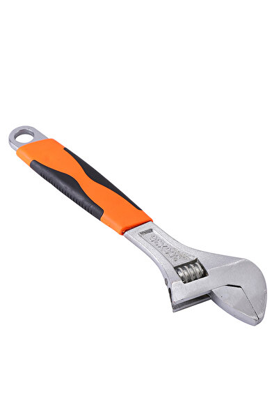 Lawazim Adjustable Wrench - 12 Inch Heavy-Duty Spanner with Quick Adjust and Rubber Grip - DIY Tool