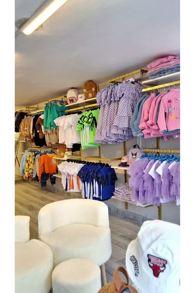 Çamur Kids Plaid Patterned Bow Dress