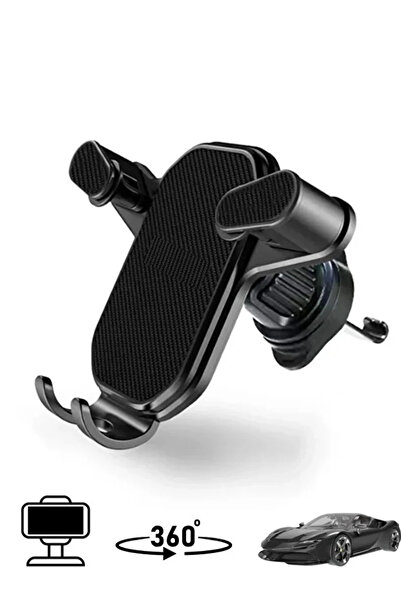 Genel Markalar LKH-33 Mandallı Araç İçi 360° Dönebilen Havalandırma Telefon T...