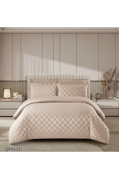Primavara Double Bed Linen, Fine Damask, 4 pcs