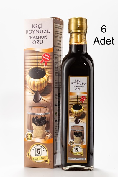 Gençay Baharat KEÇİBOYNUZU (HARNUP) ÖZÜ 675Gr. X 6 Adet