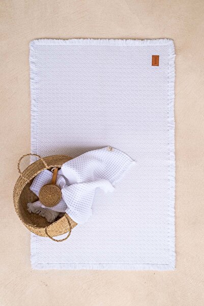 Barine Basket Buyuk Bath Mat White