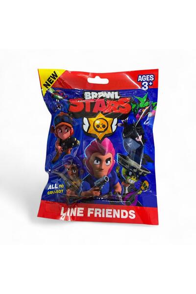 MyClean BrawStars Sürpriz Figür Paketi 1 Paket Line Friends Karne Hediyesi