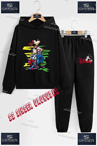 SS SİNSER Детски унисекс комплект с качулка и качулка „GOOFY DOG 2-PIECE PATC...