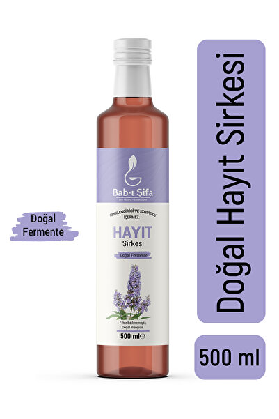 Bab-ı Şifa Doğal Hayıt Sirkesi 500 ml Katkısız Koruyucusuz Cam Şişe