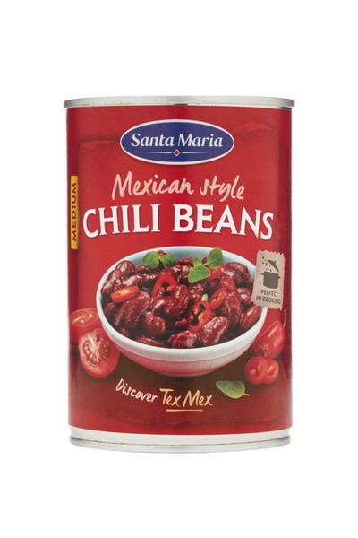 Santa Maria Fasole Mexicana cu Chili 410g