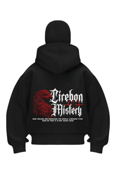 1blood سترة كارديجان من LireBorn بتصميم قناع الثلج الساموراي الأسود