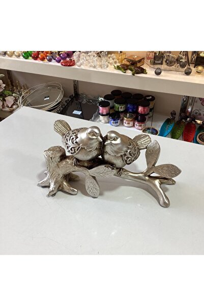 Vellano Dekoratif Kuşlu Retro Biblo