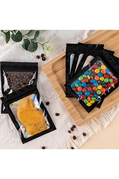 DRECCEX 20 Adet Kendinden Kilitli Ambalaj Ziplock Poşetler