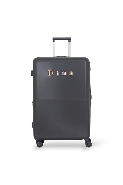 DİMA Dabash Travel Bag Set - 5 Pieces Includes 3 Trolley Bags and 2 Makeup Bags - Double Zipper Expansion