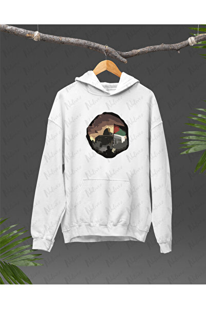 Nulivez هودي كبير الحجم مطبوع بتصميم فلسطيني عالي الجودة للجنسين