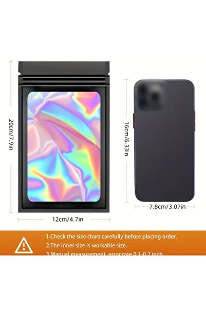 DRECCEX 20 Adet Kendinden Kilitli Ambalaj Ziplock Poşetler