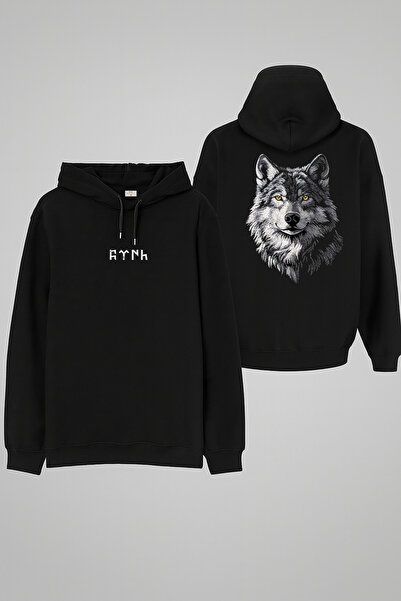 MODA Turcă Bozkurt Gökçe cu imprimeu Femei Bărbați Copii Reversibil Negru cu ...