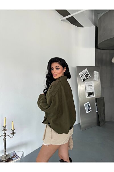 Friday Mood Women's Bomber Suede Jacket