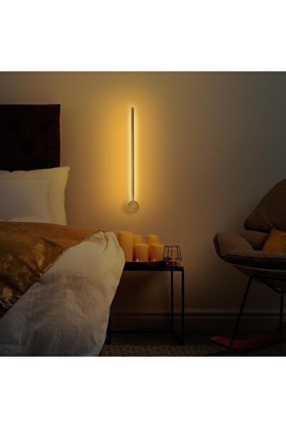 MOİRA شمعدان حائط LED حديث ذهبي لامع، إضاءة شمعدان حائط LED فردية 3000K ضوء أصفر