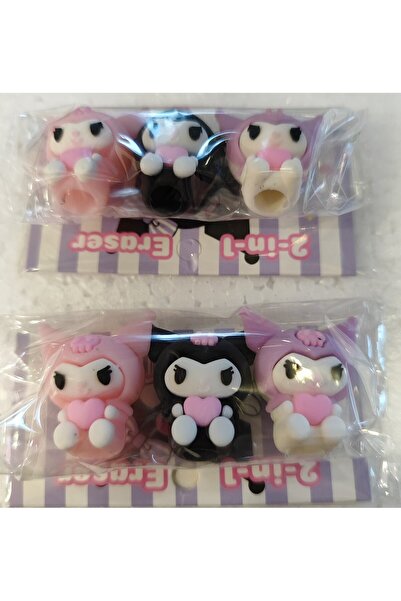 ada çanta kırtasiye 2 pachete de dimensiuni mici, set de 3 gumă de șters cu f...