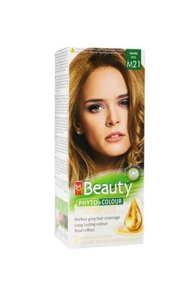 MM Beauty ام ام بيوتي صبغة شعر كومبليكس - قمحي دافئ M21