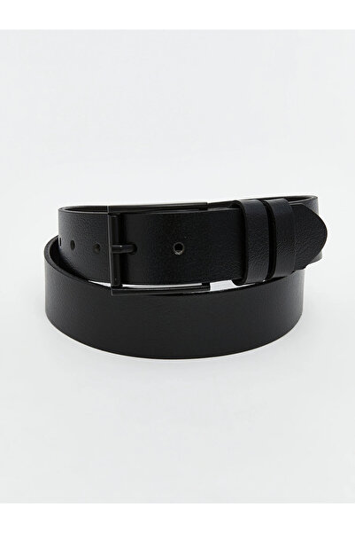 LC Waikiki Lcw Accessories Black Genuine Leather Men's Belt