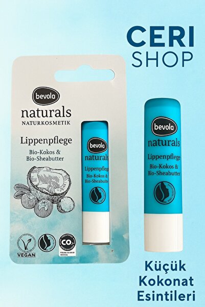 Bevola Coconut Aromalı Doğal Lip Balm Dudak Bakım Kremi 4.8 gr