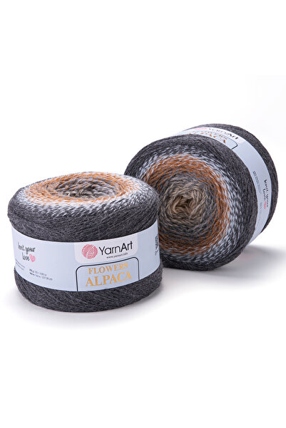 Yarnart Flowers Alpaca 2 li paket
