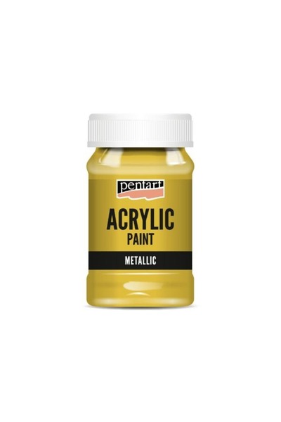 Pentart ACRYLIC PAINT METTALIC GOLD 100ML