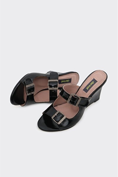 derinet Kadın Dolgu Topuklu Abiye Terlik