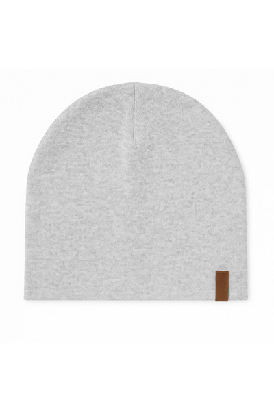 Butik قبعة شتوية قياسية للرجال من القطن الممشط باللون الرمادي