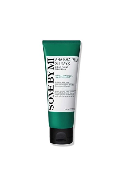 SOME BY ME AHA BHA PHA 30 Days Miracle Acne Clear Foam - 100Ml