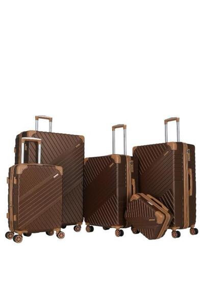 Assoda Bridal Dabash Bag Set - 5 Pieces - with Double Covers and Extra Expansion Zipper