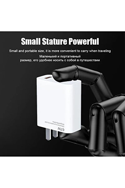 Linkage 6WL 67W Type-c Turbo Super Fast Ev Şarj Aleti Duvar Şarj Cihazı