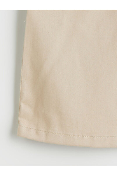 LC Waikiki Beige Wideleg Girls' Cargo Pants