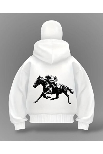 weywot Horse Detail Full Mask Oversize Cardigan