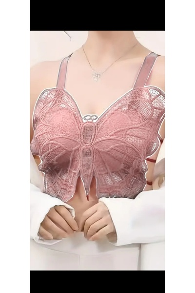 NİSANURTEKSTİL Kelebek model crop