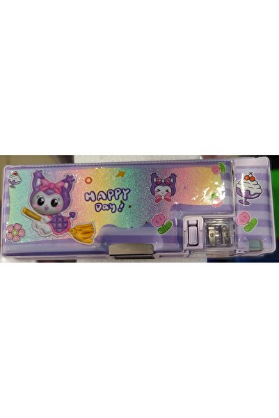 ada çanta kırtasiye Cutie de creion cu sclipici cu două părți, cu șlefuitor d...