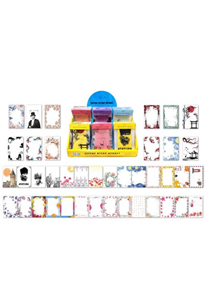 Marvel Transparent Bookmarks with Stand (40 Types, 320 Bookmarks)