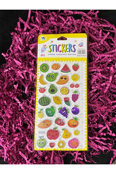 CRAFTBOXTR ملصقات/علامات فواكه متنوعة