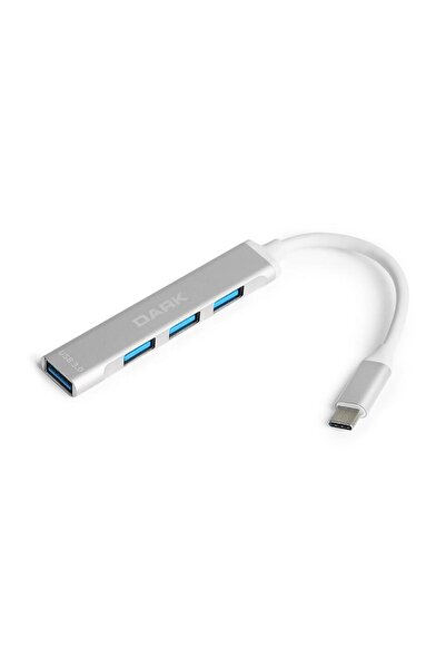 starseven محول Dark Dkacusb310C من النوع C إلى USB 3.0 متعدد المنافذ USB بأرب...