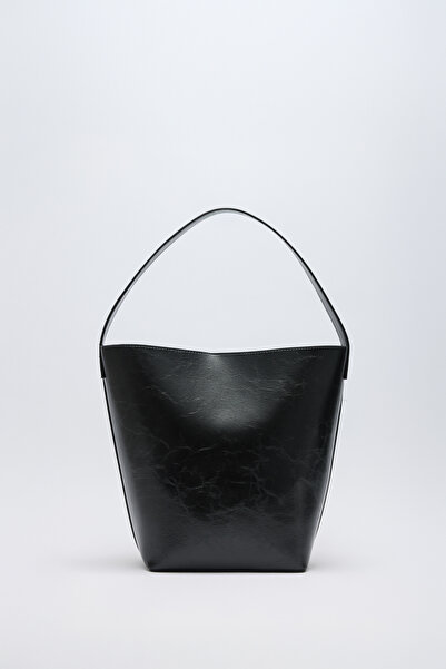 LUTVELIZADE Çanta 2525 - Koni Shopper Çanta Siyah Kadın Çanta