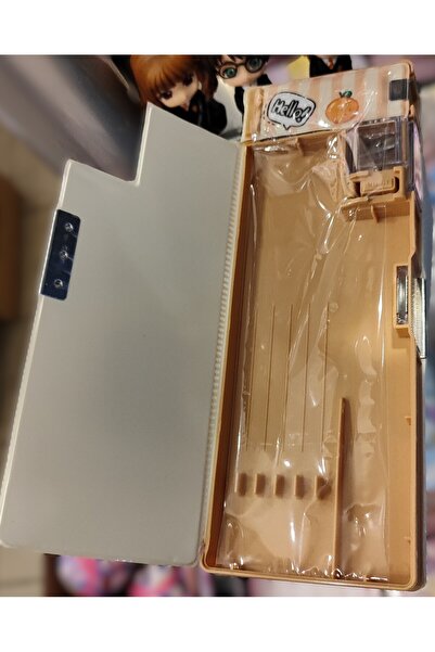 ada çanta kırtasiye Capybara-Shaped 3-Compartment Pencil Case with Sharpener, Sukushi Model Pencil Case Ad46461