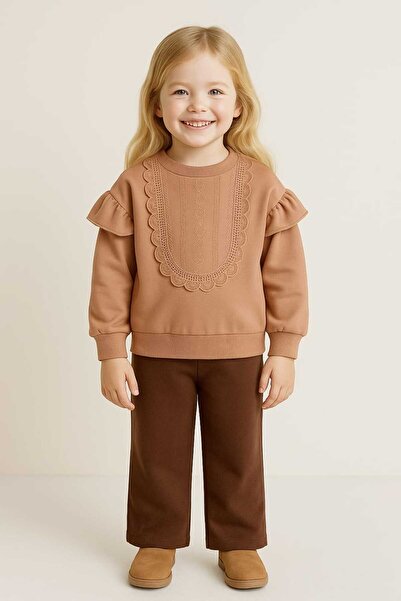 Renata's طقم ملابس للأطفال البنات مكون من قطعتين، مصنوع من القطن بنسبة 100%، ...