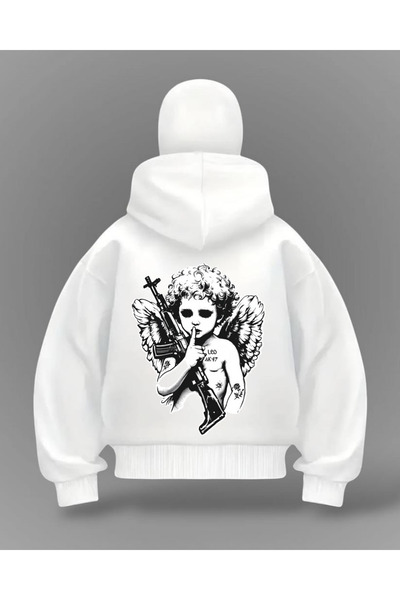 weywot Диявольське дитя Деталь Повна маска Oversize Hırka